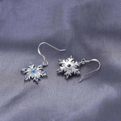 White diamond earrings