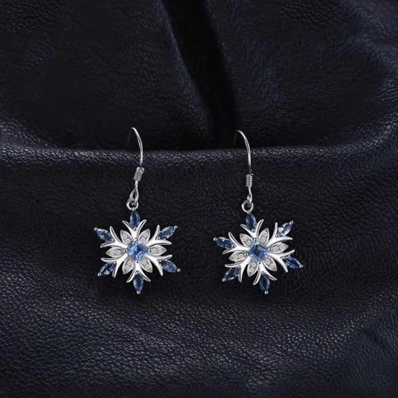White diamond earrings
